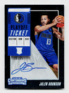 2018 Panini Contenders Jalen Brunson #105 Rookie Playoff Ticket Auto Variation RC SSP /35