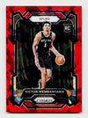 2023 Panini Prizm Victor Wembanyama #136 Rookie RC Red Ice