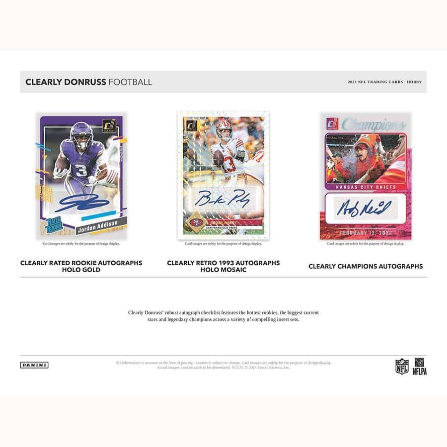 Panini - 2023 Clearly Donruss American Football (NFL) - Hobby Box