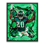 IMMORTALSTM BRIAN DAWKINS "RELENTLESS" LEGACY FINE ART EDITION – DUAL AUTOGRAPH