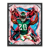IMMORTALSTM BRIAN DAWKINS "RELENTLESS" LEGACY FINE ART EDITION – DUAL AUTOGRAPH