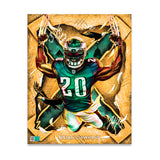 IMMORTALSTM BRIAN DAWKINS "RELENTLESS" LEGACY FINE ART EDITION – DUAL AUTOGRAPH