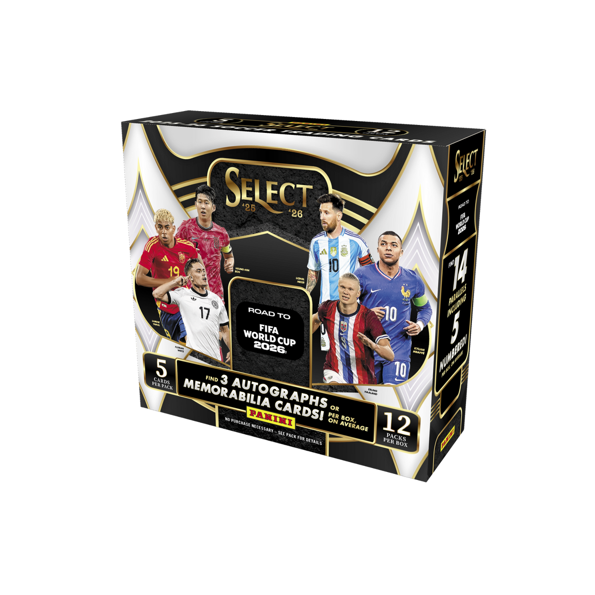 Panini: 2025/26 Panini Select Road To Fifa World Cup 2026 Soccer Hobby Box