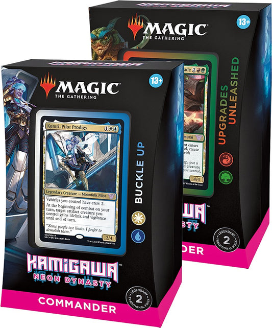 Magic The Gathering Kamigawa: Neon Dynasty Commander Deck - Set Of 2