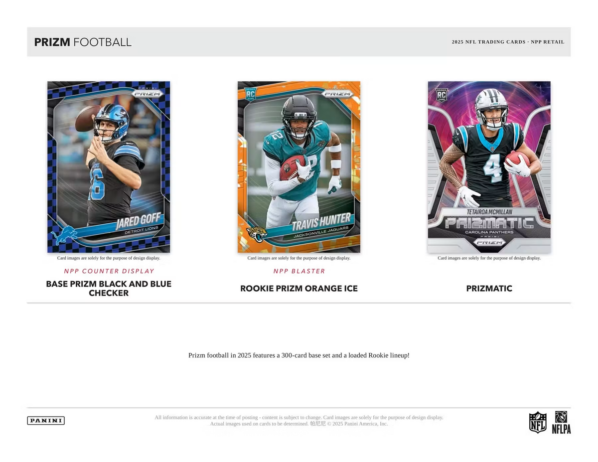 Panini - 2025 Prizm American Football (NFL) - Fat Pack Box