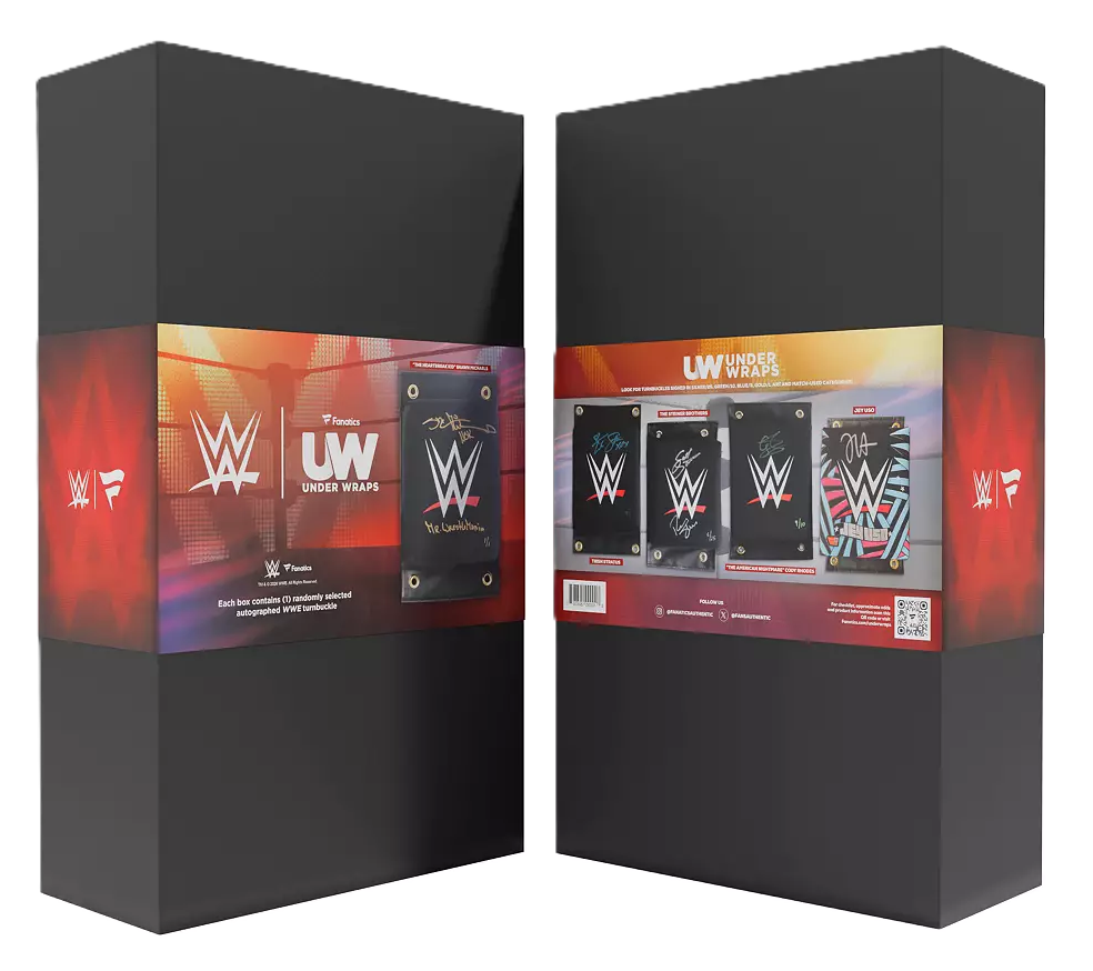 2026 Fanatics Under Wraps Wwe Turnbuckle Pads (Single Mystery Box)