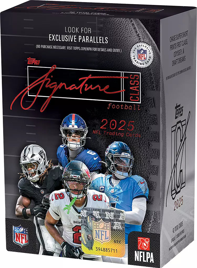 2025 Topps Signature Class NFL Blaster Box 40 Box Case
