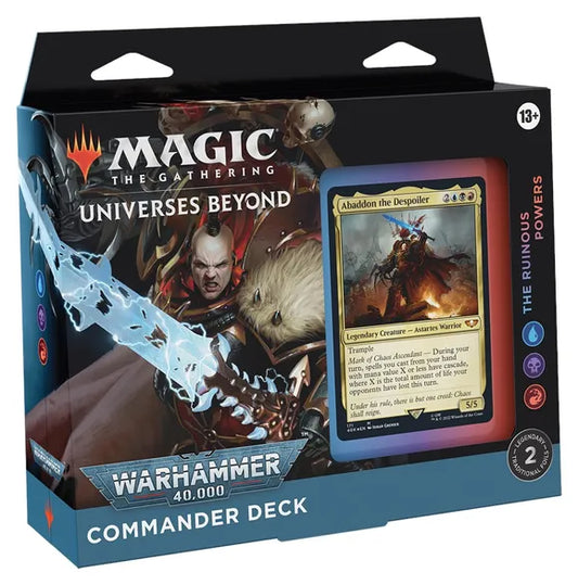 40K Universes Beyond: Warhammer 40,000 Commander Decks: The Ruinous Powers