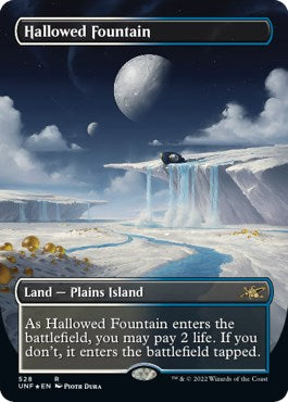 Hallowed Fountain (Borderless) (Galaxy Foil) [Unf - 528]