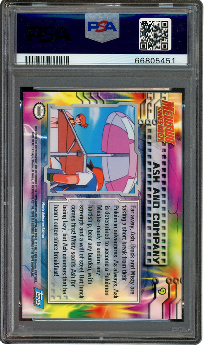 PSA 10 Ash And Company 1999 Topps Movie Edition