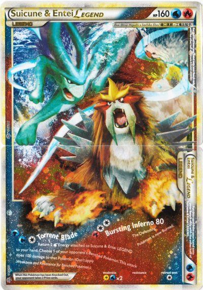 Suicune & Entei Legend [Set Of 2] (94/95 & 95/95) Unleashed