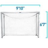 Franklin Sports Official Size Aluminum Futsal Goal - 9'10" x 6'7"