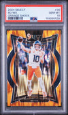 2024 Panini Select 30 Bo Nix Orange Shock PSA 10