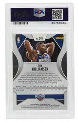 Zion Williamson Duke Slabbed 2019 Prizm #248 Basketball Card Gem Mint 10 PSA