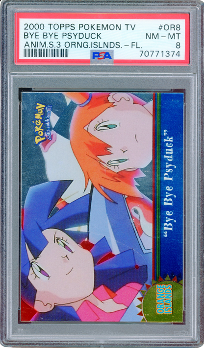 PSA 8 Bye Bye Psyduck 2000 Topps