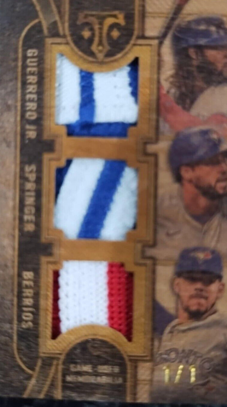 2024 Topps Triple Threads Vladimir Guerrero Jr. #Arc-Gsb Wood Topps