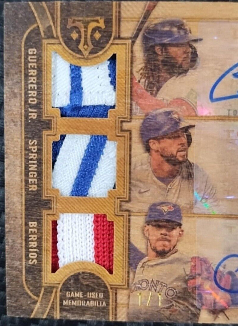 2024 Topps Triple Threads Vladimir Guerrero Jr. #Arc-Gsb Wood Topps