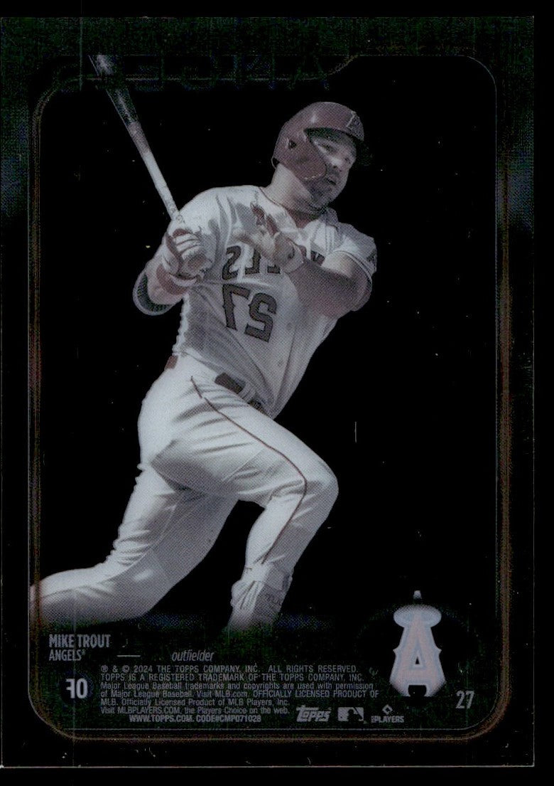 2024 Topps 27 Mike Trout /10 Angels