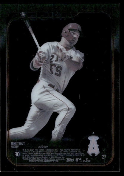 2024 Topps 27 Mike Trout /10 Angels