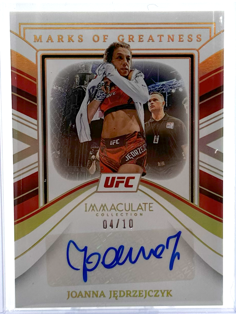 2023 Panini Immaculate UFC - Joanna Jedrzejczyk Mg-Jjk - Marks Of Greatness /10