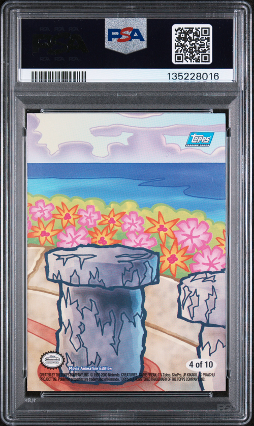 PSA 9 Lugia/Pikachu Movie 2000 Sticker Cards