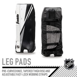 Franklin Sports Street Hockey Goalie Set - 28" Leg Pads with Gloves