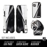 Franklin Sports Street Hockey Goalie Set - 28" Leg Pads with Gloves