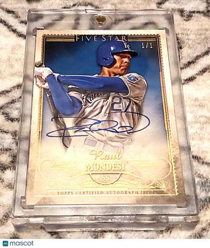 2016 Topps Five Star Raul Mondesi #Fsa-Rm Holographic Gold 1/1
