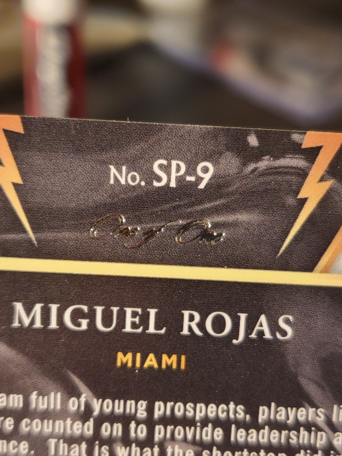 2021 Panini Select Miguel Rojas #Sp-9 Black Disco Prizm One Of One