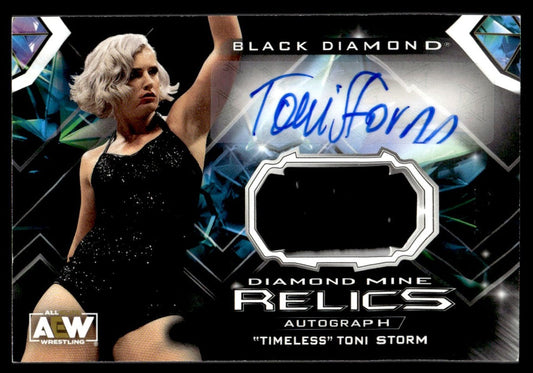 2024 Upper Deck Black Diamond Dma-Ts "Timeless" Toni Storm Diamond Mine Relics Auto