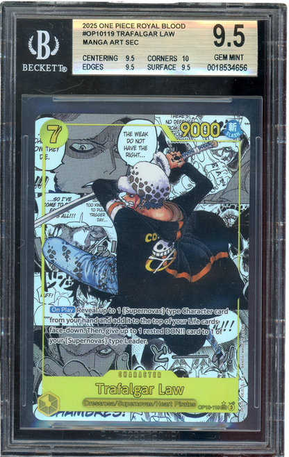 BGS 9.5 Trafalgar Law Manga