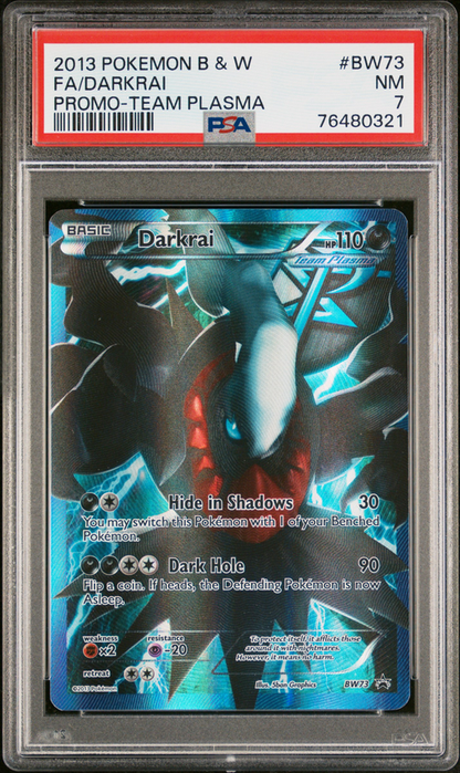 PSA 7 Fa/Darkrai Promo-Team Plasma