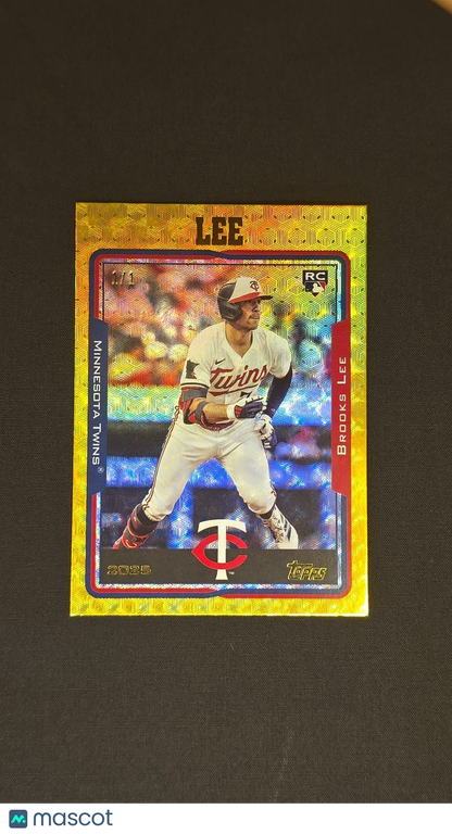 2025 Topps Archives Brooks Lee Parallel/Variety Rookie One Of One