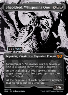 Sheoldred, Whispering One (Serial Numbered) - March Of The Machine: Multiverse Legends (Mul)