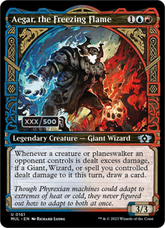 Aegar, The Freezing Flame (Serial Numbered) - March Of The Machine: Multiverse Legends (Mul)