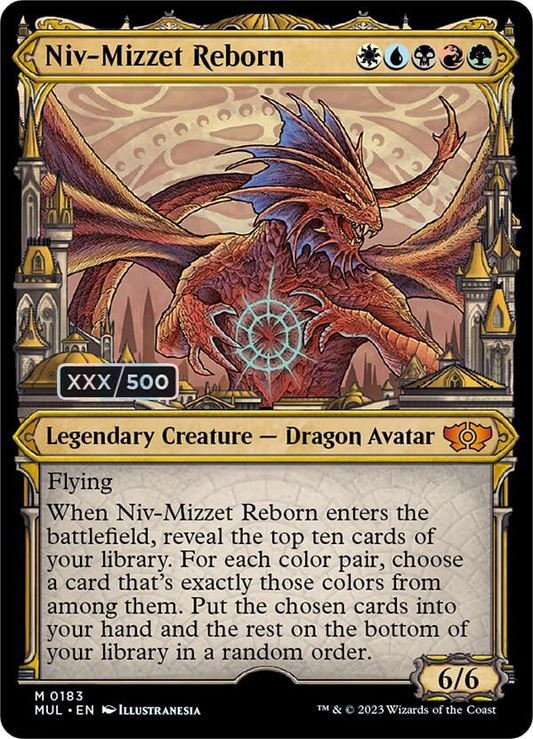 Niv-Mizzet Reborn (Serial Numbered) - March Of The Machine: Multiverse Legends (Mul)