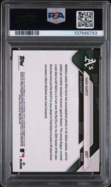 Graded 2025 Topps Now Nick Kurtz #687 Orange Foil /25 Rookie RC Baseball Card PSA 9 Mint