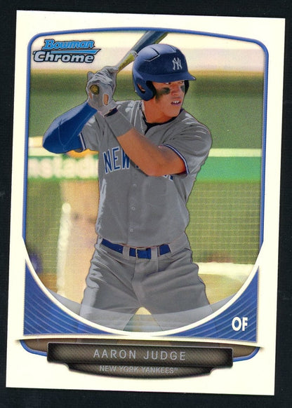 2013 Bowman Chrome Bdpp19 Aaron Judge Refractor New York Yankees