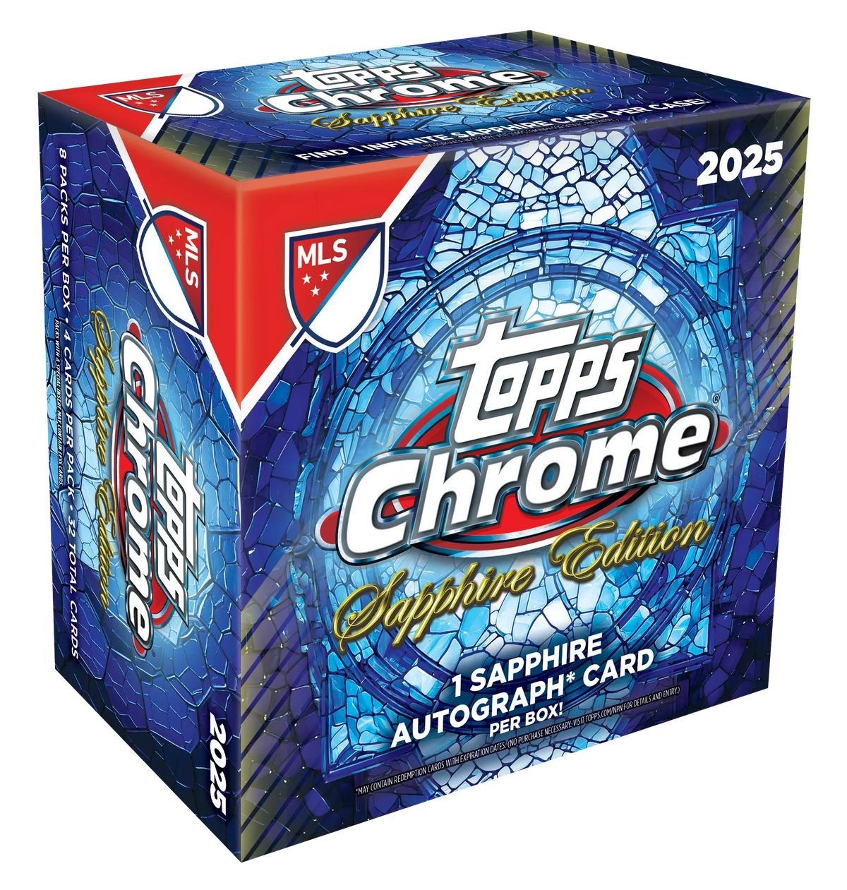 2025 Topps Chrome Mls Sapphire Edition Box