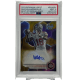 2023 Bowman's Best University Marvin Harrison Jr. Autograph Gold /50 PSA 9 Auto 10