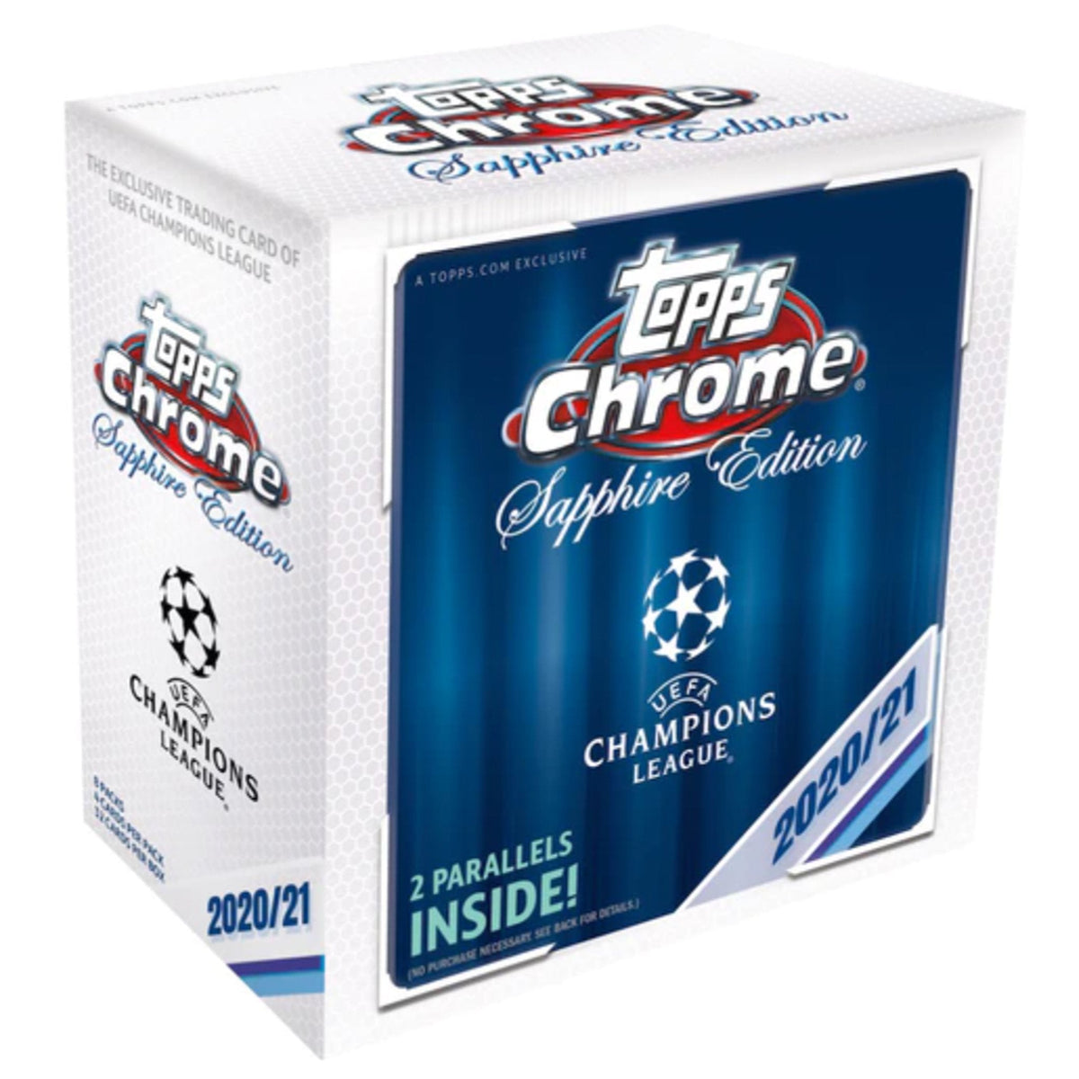 2020/21 Topps Chrome Uefa Champions League Sapphire Soccer Box