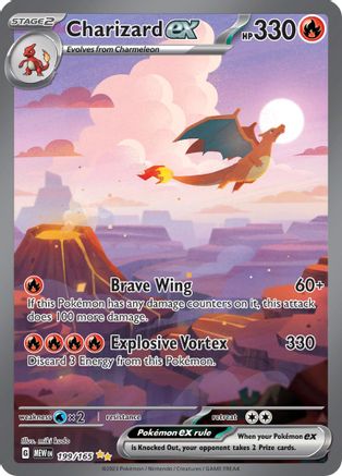 Charizard Ex (199/165) - Sv Scarlet & Violet 151 Holofoil