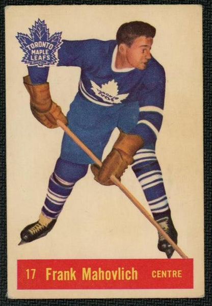 1960 17 Frank Mahovlich Rookie Toronto Maple Leafs