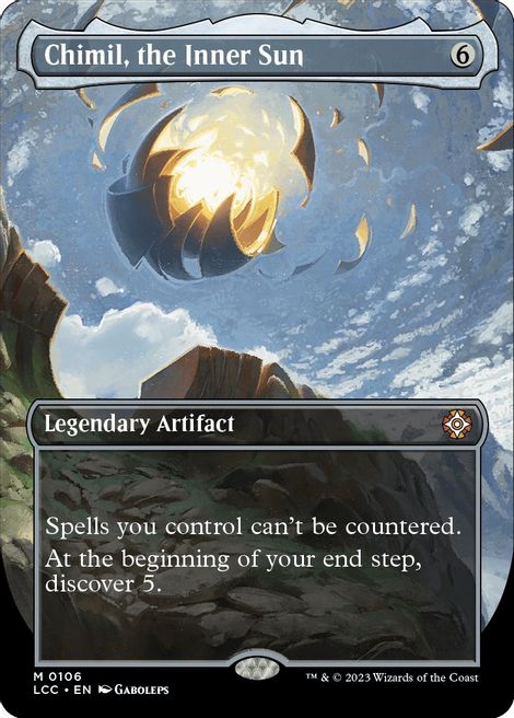 Chimil, The Inner Sun (Borderless) - Commander: The Lost Caverns Of Ixalan (Lcc)