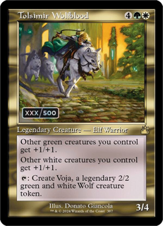Tolsimir Wolfblood (Retro Frame) (Serial Numbered) - Ravnica Remastered (Rvr)