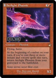 Arclight Phoenix (Retro Frame) (Serial Numbered) - Ravnica Remastered (Rvr)