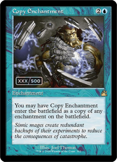 Copy Enchantment (Retro Frame) (Serial Numbered) - Ravnica Remastered (Rvr)