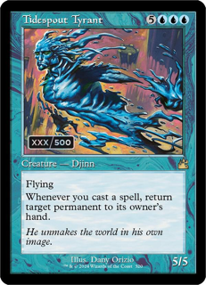 Tidespout Tyrant (Retro Frame) (Serial Numbered) - Ravnica Remastered (Rvr)