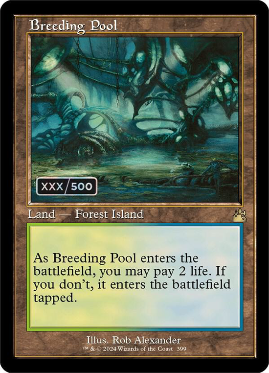 Breeding Pool (Retro Frame) (Serial Numbered) - Ravnica Remastered (Rvr)
