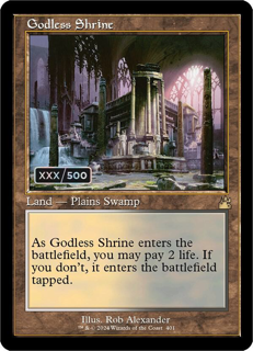 Godless Shrine (Retro Frame) (Serial Numbered) - Ravnica Remastered (Rvr)